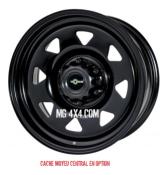 Jante Acier Triangular II Black 7x16 ET +28 Toyota Hilux Vigo/ Revo