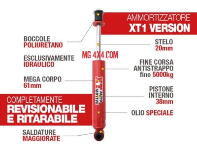 Amortisseur Arrière Gauche XT +7.5 cm Toyota LJ 70/73