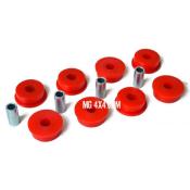 Kit Silentblocs Polyuréthane pour Tirants Raptor 4x4 Toyota LJ/KZJ 70/73 Phares Carré