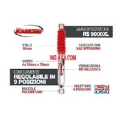 Amortisseur Arrière Rancho 9000 XL Nissan Navara D40 +5 cm