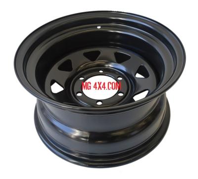 Jante Acier Triangular Black 8x15 ET -30 