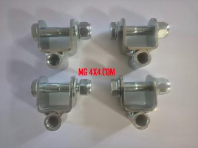 Jeu Complet de 4 Cales en Acier pour Rallonge Amortisseurs Suzuki Jimny