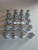 Kit 20 Ecrous de Roues Chrome Fond Plat Jante Aluminium Toyota