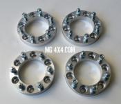 Elargisseurs de Voie +38 mm Aluminium Nissan Patrol