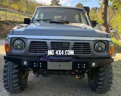 Pare Choc Avant Acier Nissan Patrol Y60 Montage Avec Body LifT