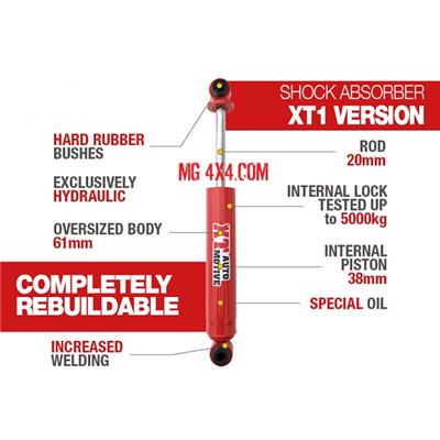 Amortisseur Arrière XT EXTREME TRIAL +10/12 cm Nissan Patrol GR Y60/61