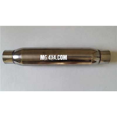 Silencieux Echappement Glasspack Inox 63,5 mm