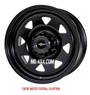Jante Acier Triangular II Black 7x16 ET +28 Toyota Hilux Vigo/ Revo